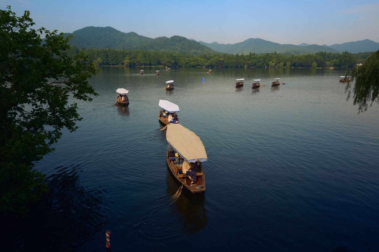 Boat on West Lake