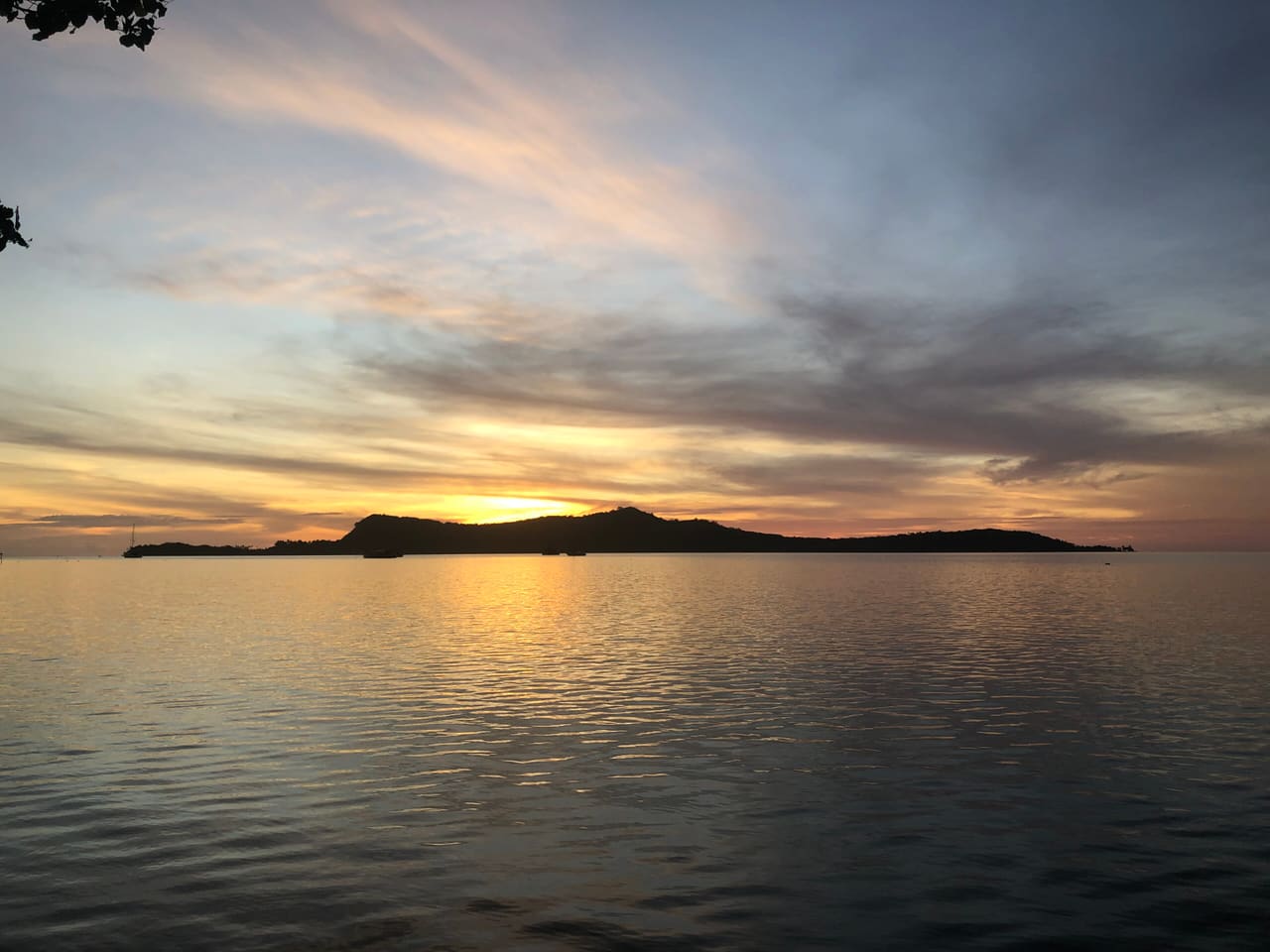 Bora bora sunset