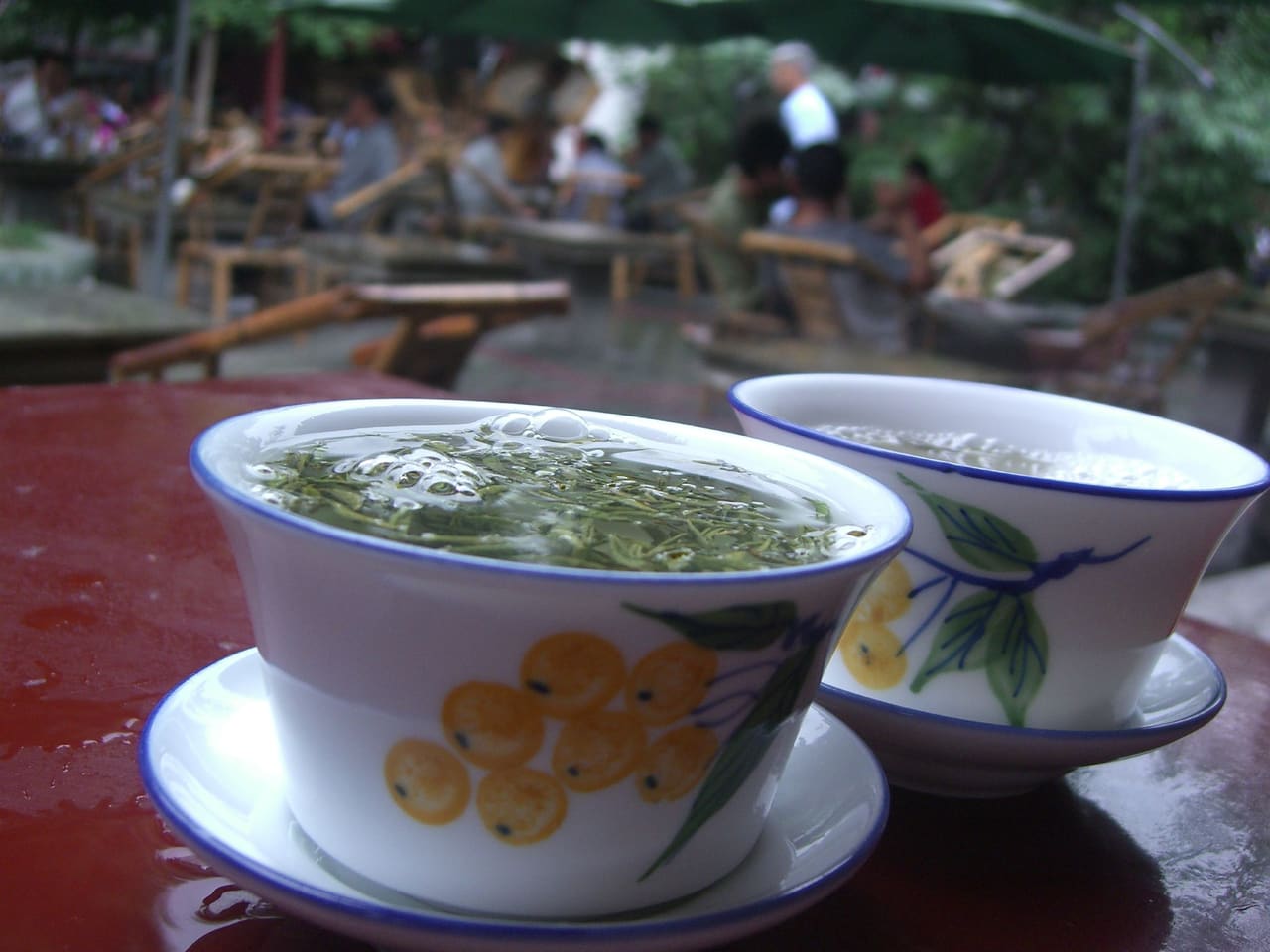 Taking Tea - 文殊院 Wenshu Temple (1494586799)