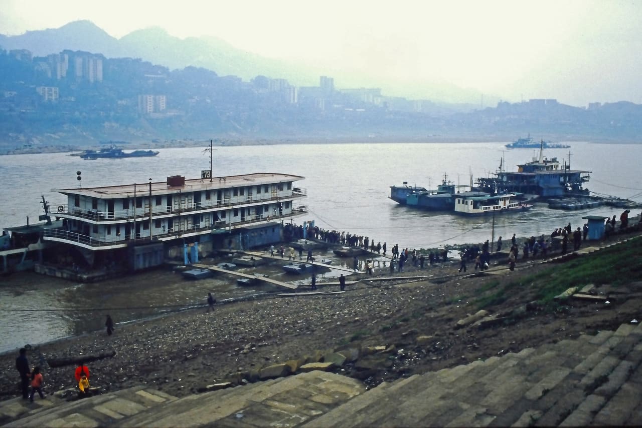 Ferry boats at Chongqing