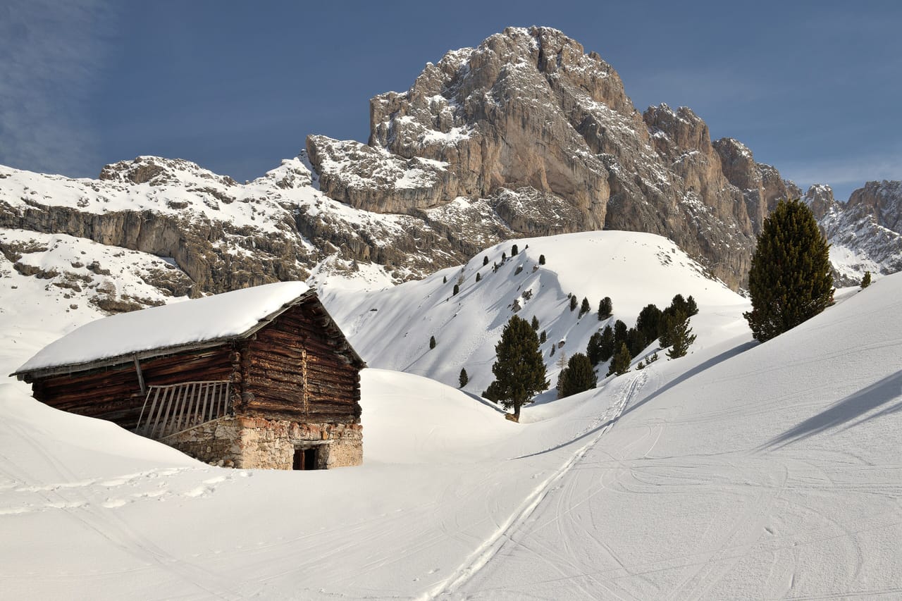 Barn on Mastlé mountain Gherdëina