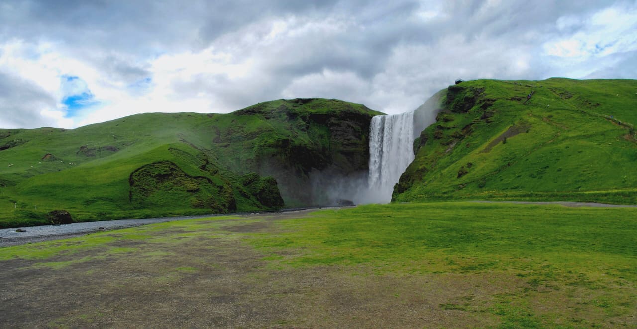 Panorama Skógafoss
