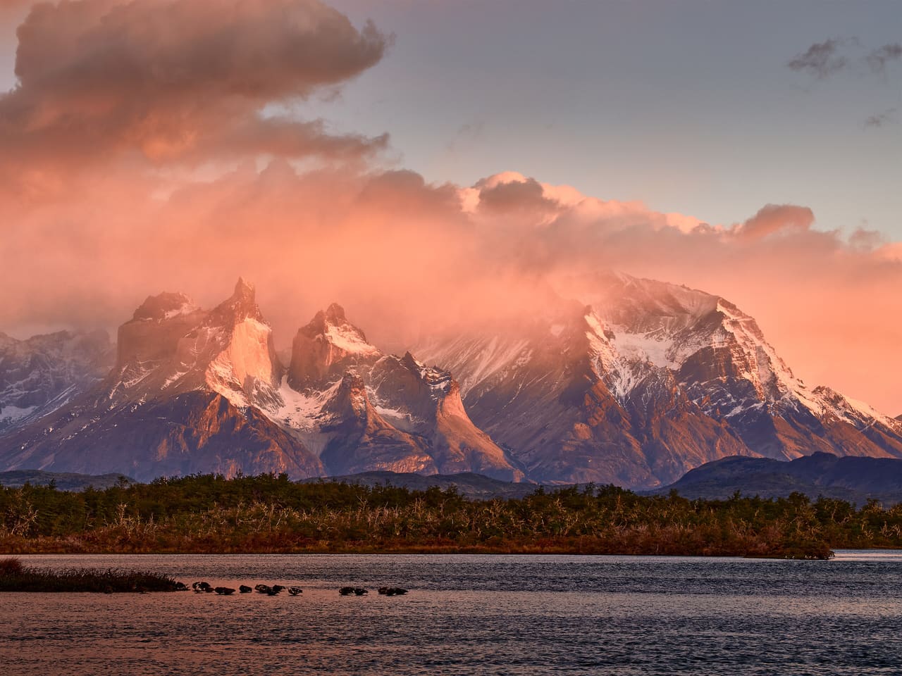 Cuernos del Paine in Torres del Paine National Park
