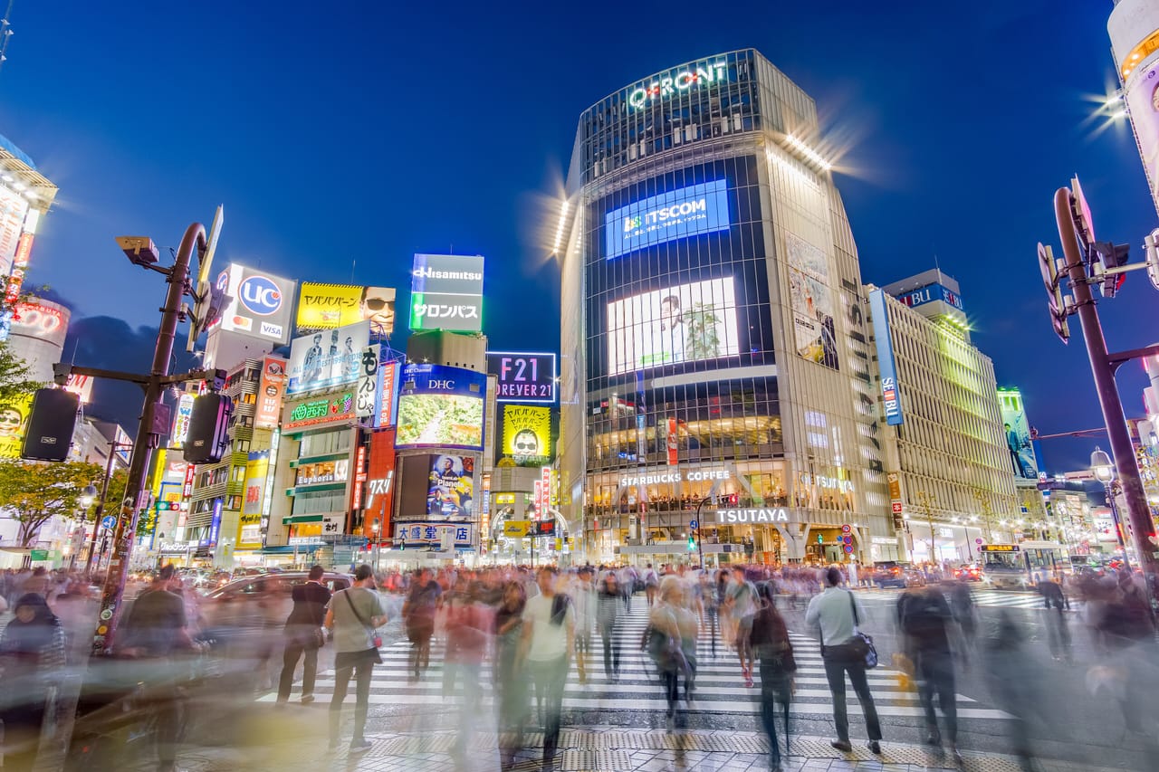 Tokyo Shibuya Scramble Crossing 2018-10-09